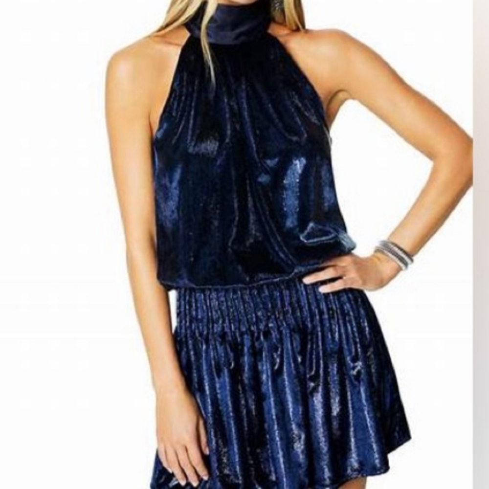 Ramy Brook Navy Mini Dress